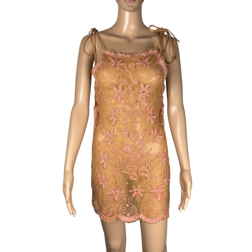NWT New $168 Free People Bali Sugar Coated Sunbaked Combo Slip Size S - Picture 3 of 13